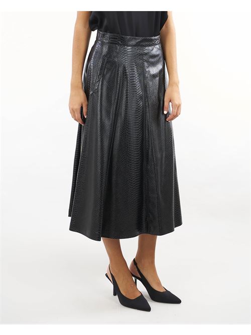 Midi skirt with animal print texture Twinset TWIN SET |  | TT22356